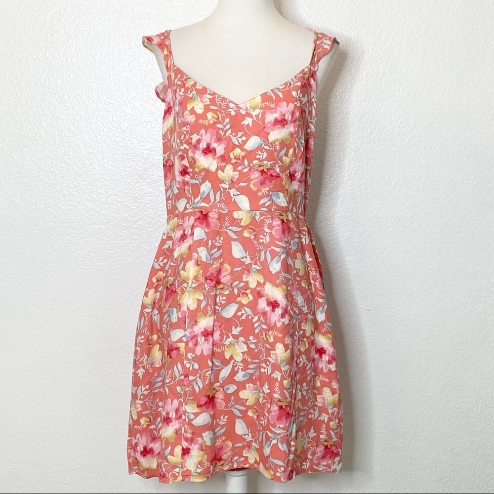 WAYF Flowy Floral Dress